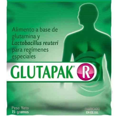 Glutapak R L-glutamina Y Lactobacillus Flora Intestinal 15G