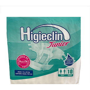 80 Pañales Higieclin Junior Niños Adolescentes 15-45kg