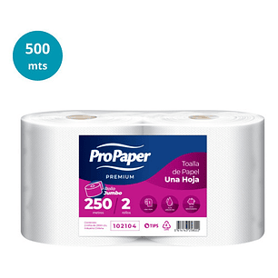 Toalla Nova Industrial 250 Mts X 2