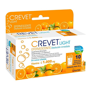 Crevet Light Vitamina C 1000mg 10 Sobres 