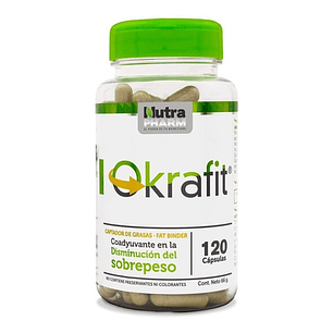 Okrafit 120 Capsulas Nutrapharm Captador De Grasas