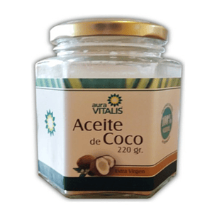 Aceite De Coco Organico 100% Natural 220g