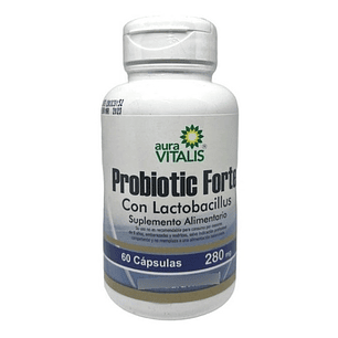 Probiotic Forte Con Lactobacillus 60 Capsulas Aura Vitalis