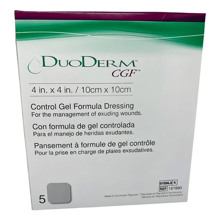 Apósito Hidrocoloide Duoderm Cgf Convatec 10x10cm Unidad 3