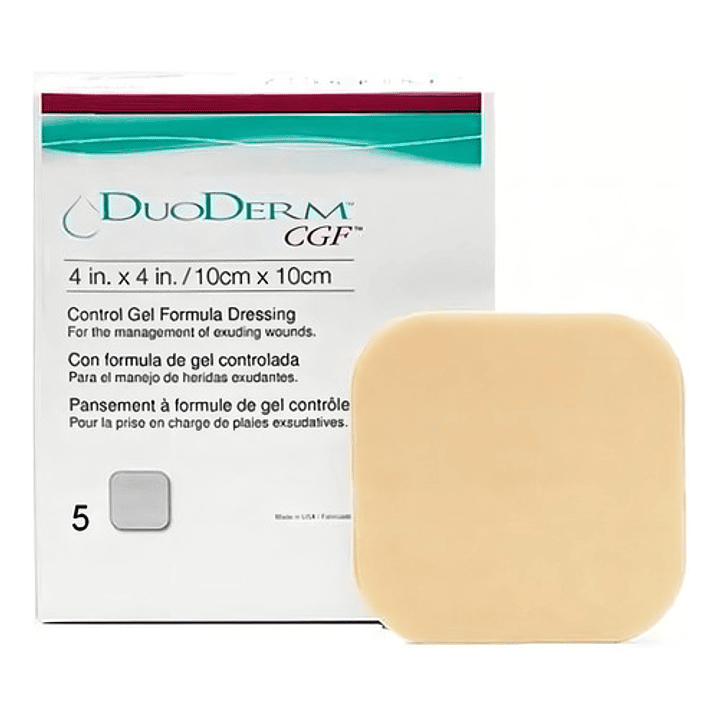 Apósito Hidrocoloide Duoderm Cgf Convatec 10x10cm Unidad 4