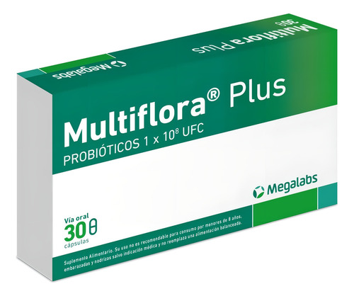 Multiflora Plus 30 Cápsulas Sabor