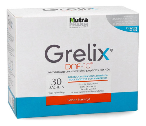 Grelix Dfn-10 Control Del Apetito Caja X30 Sachets
