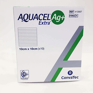 Aquacel Extra Alginato De Plata Convatec 10cmx10cm (unidad)