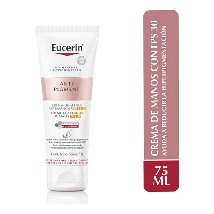 Eucerin Anti-pigment Crema Anti-manchas Para Manos Manos Fps 30 75 Ml 2