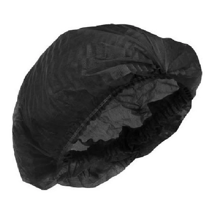 Cofia Gorro Clip Desechable Negro X100 Unidades 1