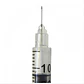 Jeringa Desechable Insulina 29g X 1/4 Cranberry 100 Unidades Capacidad En Volumen 1 Ml - Miniatura 2