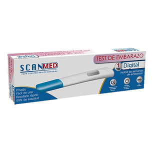 Test Digital Embarazo Scanmed 99% Exactitud