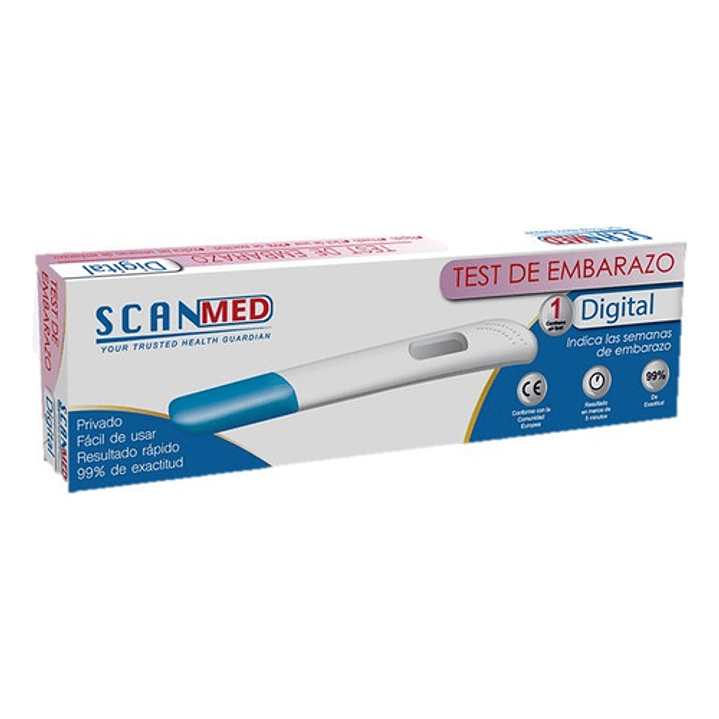 Test Digital Embarazo Scanmed 99% Exactitud 1