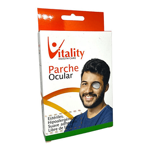 Parche Ocular Adulto Esteril Vitality Caja X12