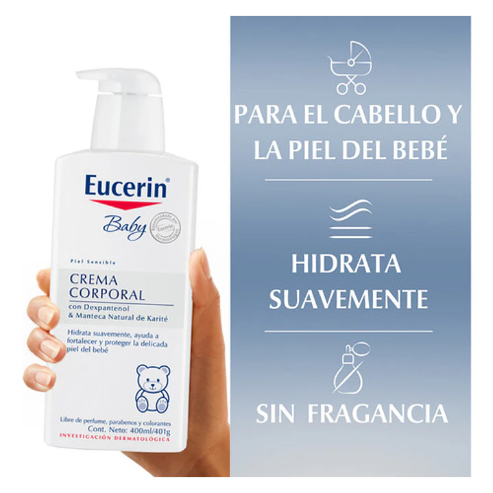 Eucerin Baby Baño & Shampoo 400 Ml 4