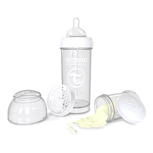 Twistshake Mamadera Anticólicos 260ml Blanca | Biberón
