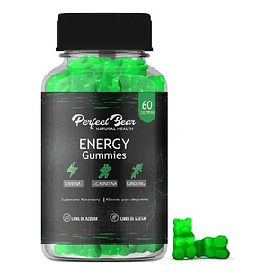 Energy Gummies Con Cafeina Ginseng Y L-carnitina X60 Gomitas