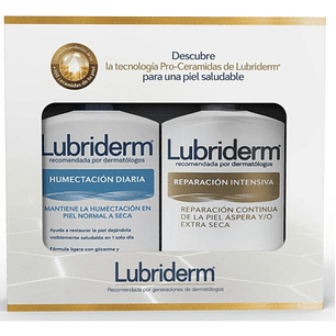 Lubriderm Humectacion Diaria + Reparacion Intensiva 400ml Fragancia S/f