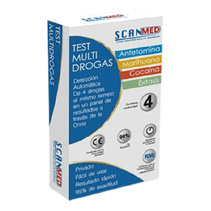 Test Multi Drogas Scanmed 4 Drogas