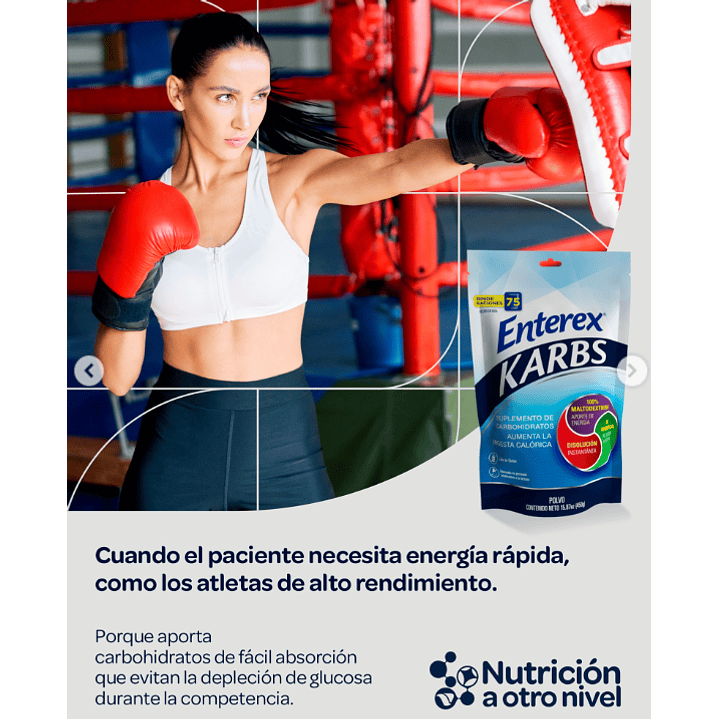 Enterex Karbs Suplemento De Carbohidratos Polvo 450g 7