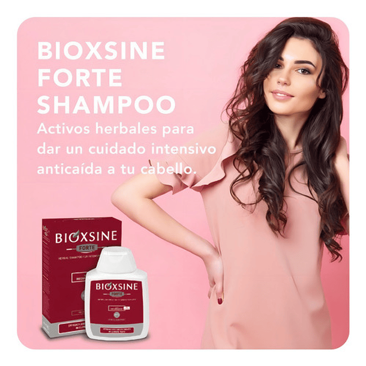 Bioxsine Forte Shampoo Elimina Caida Capilar 300ml Pack x2 5