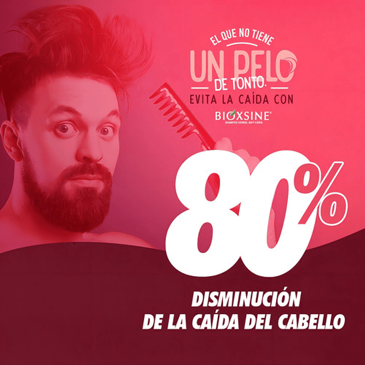 Bioxsine Forte Shampoo Elimina Caida Capilar 300ml Pack x2 7