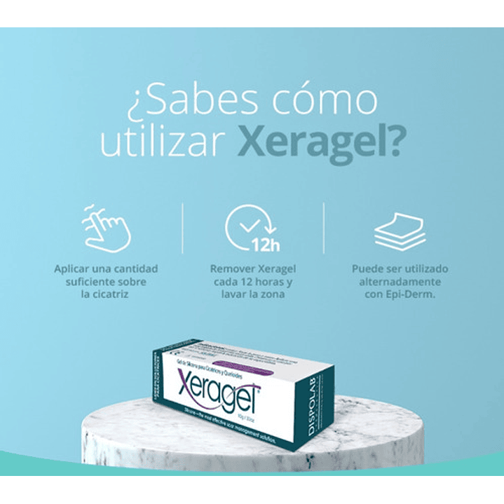 Xeragel Gel Silicona Para Cicatrices Y Queloides 10g Pack x2 3