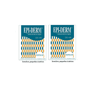 Epiderm Lamina Silicona Para Cicatrices Edg-499 3x3cm PACK X2
