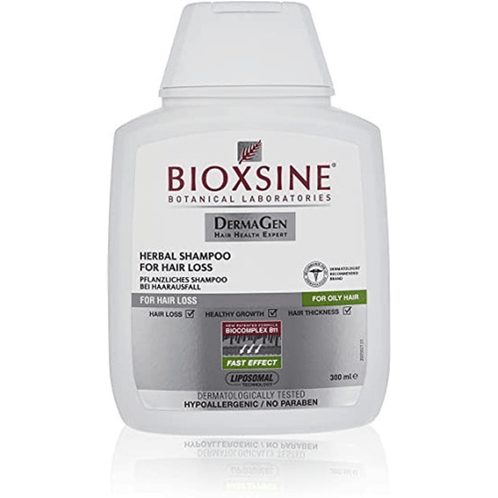 Shampoo Anticaída Para Cabello Graso Bioxsine 300 Ml Pack x2 2