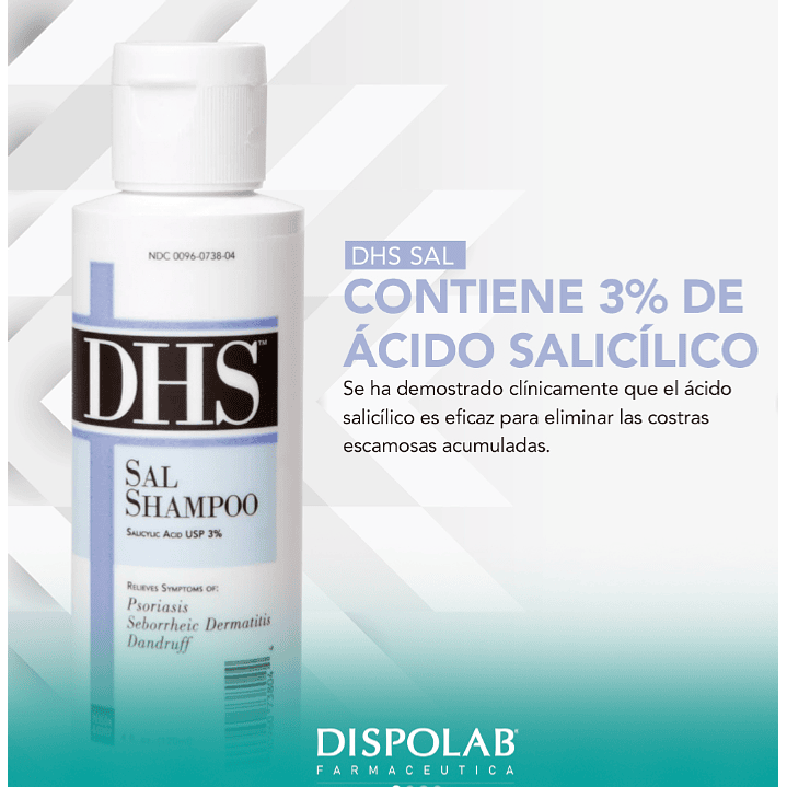 Shampoo Dhs Sal Caspa Psoriasis Dermatitis Seborreica 120ml Pack x2 4