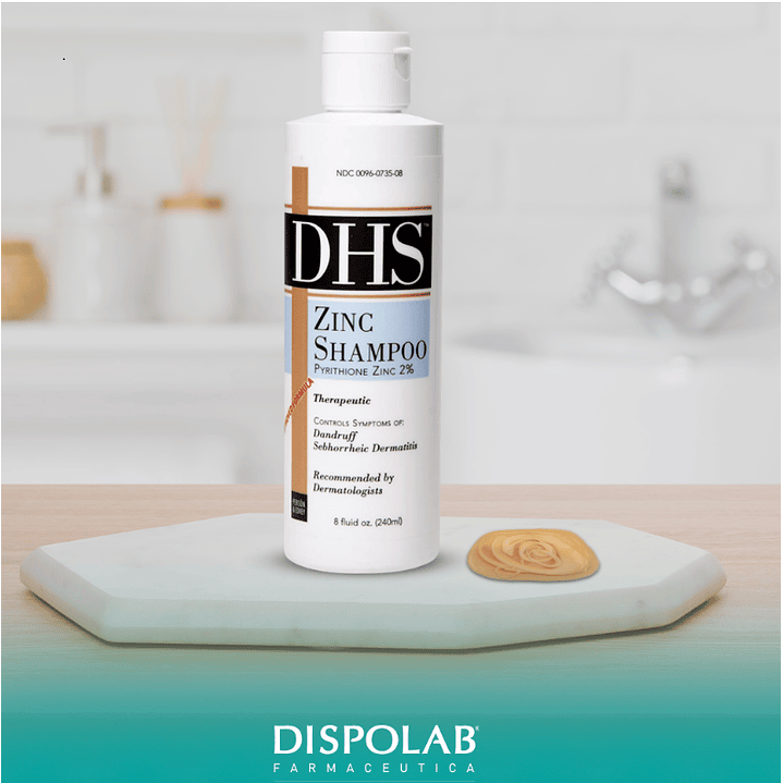 Dhs Zinc Shampoo Control Caspa Y Dermatitis Seborreica 240ml Pack x2  7