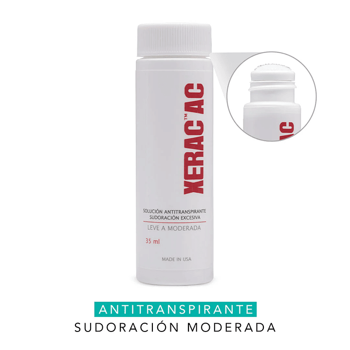 Xerac Solución Antitranspirante Sudoración Excesiva 35ml  Pack x2 3
