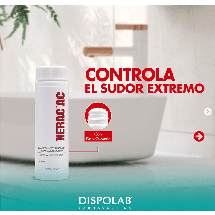 Xerac Solución Antitranspirante Sudoración Excesiva 35ml  Pack x2 4