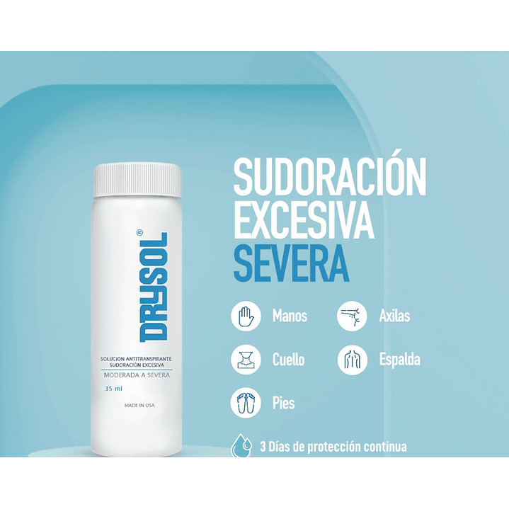 Drysol Solución 20% Antitranspirante Hiperhidrosis 35ml 5
