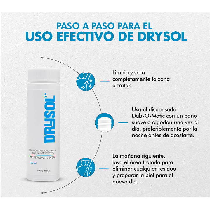 Drysol Solución 20% Antitranspirante Hiperhidrosis 35ml 6