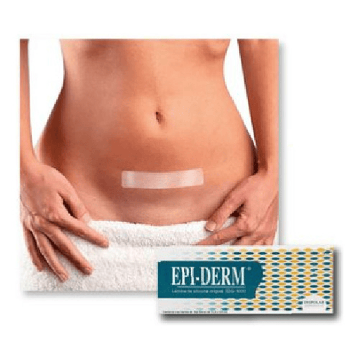Epiderm Lamina Silicona Para Cicatrices Egd-1000 14.5x3.5cm Pack x2 4