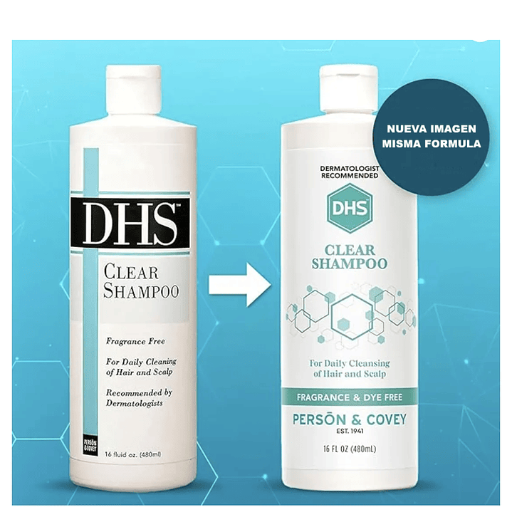 Dhs Clear Shampoo Cabello Sensible 240ml 3
