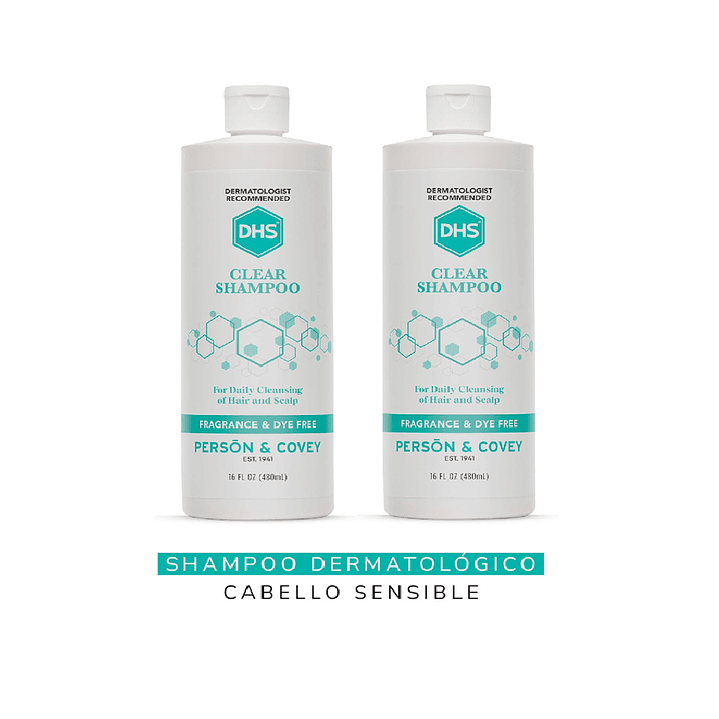Dhs Clear Shampoo Cabello Sensible 240ml Pack x2 1