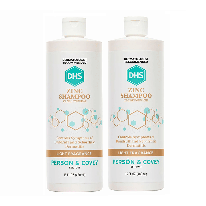 Dhs Zinc Shampoo Control Caspa Y Dermatitis Seborreica 240ml Pack x2  1