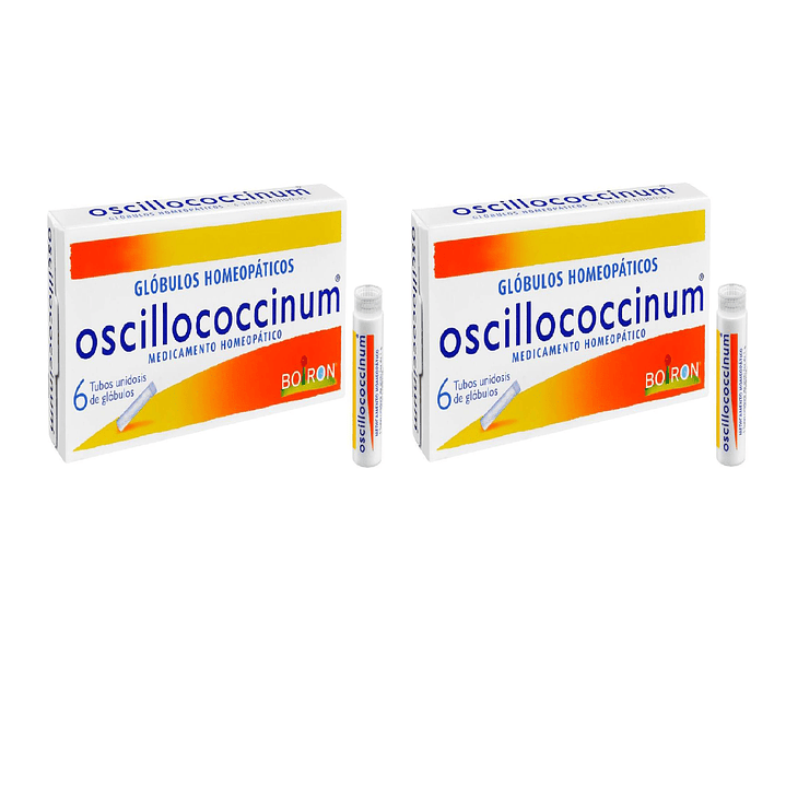 OSCILLOCOCCINUM  REMEDIO HOMEOPATICO ALIVIA LOS SINTOMAS GRIPALES 6 DOSIS PACK X2 1