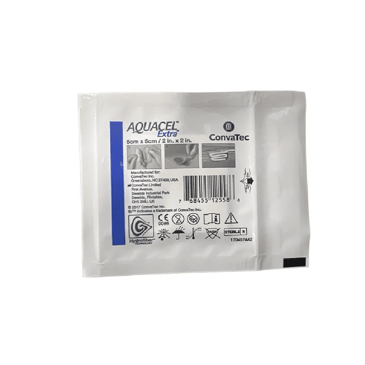 Aposito Aquacel Extra 5cmx5cm Convatec Pack x5 2