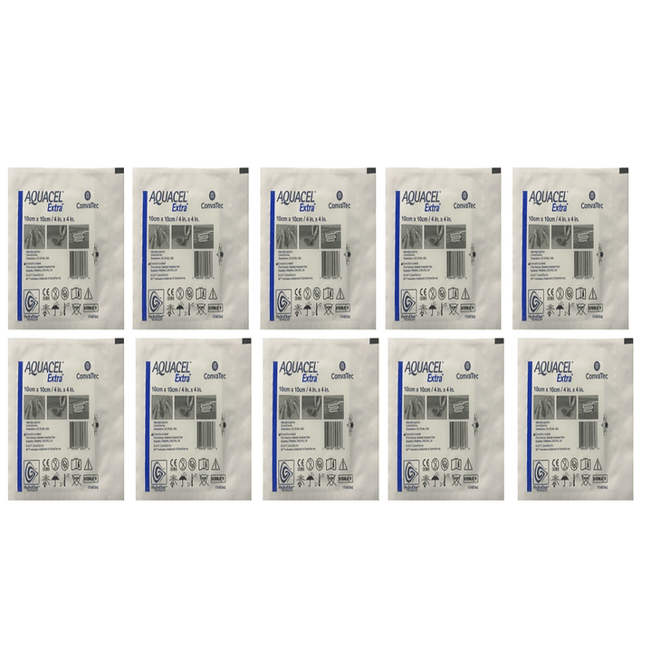 Aposito Aquacel Extra 10cmx10cm Convatec  Caja Pack x10 1
