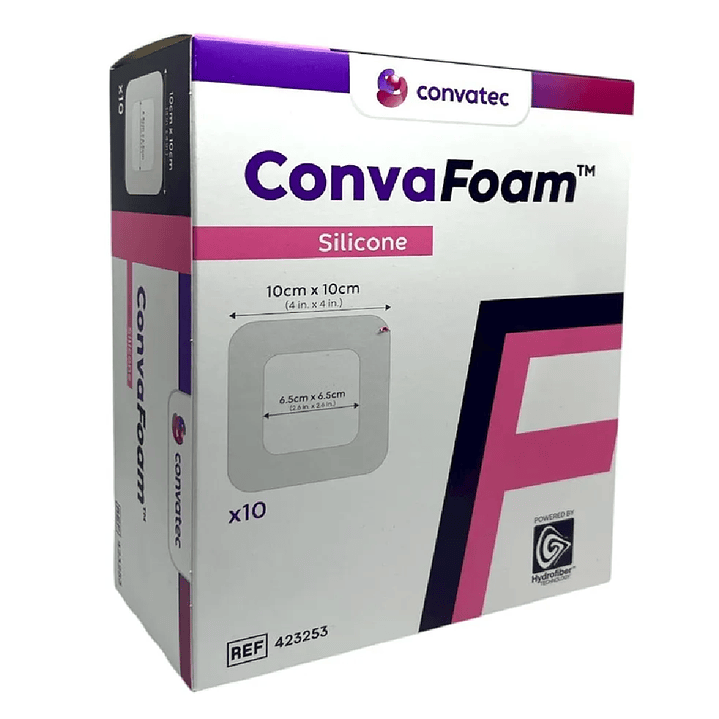CONVAFOAM SILICONE 10X10CM 1X10 NAI (UNIDAD) 2