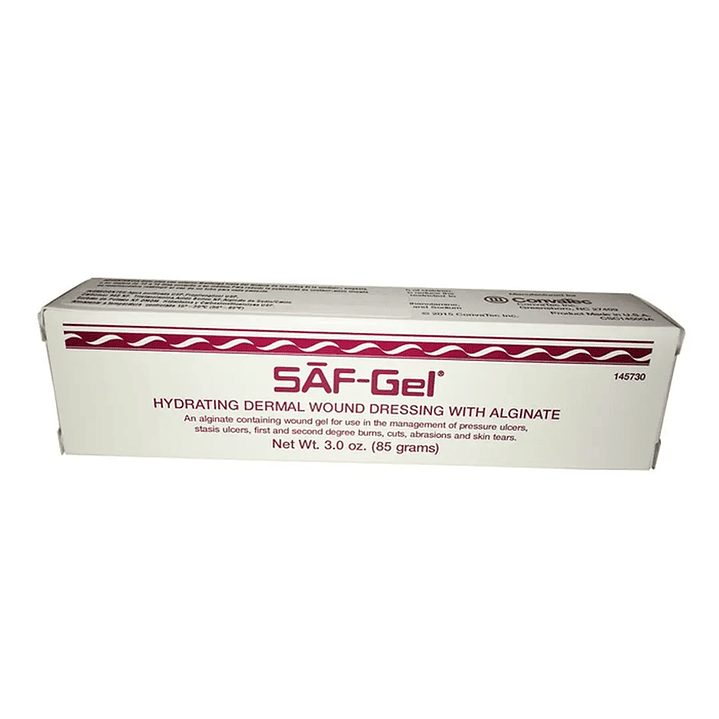 Saf Gel Hidratante Heridas Dermicas Con Alginato Tubo 85g Pack x2 5