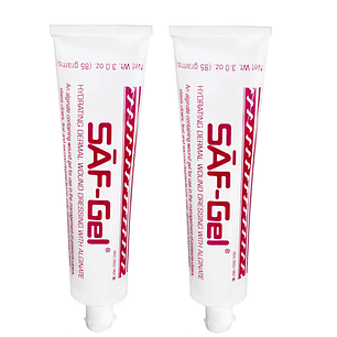 Saf Gel Hidratante Heridas Dermicas Con Alginato Tubo 85g Pack x2