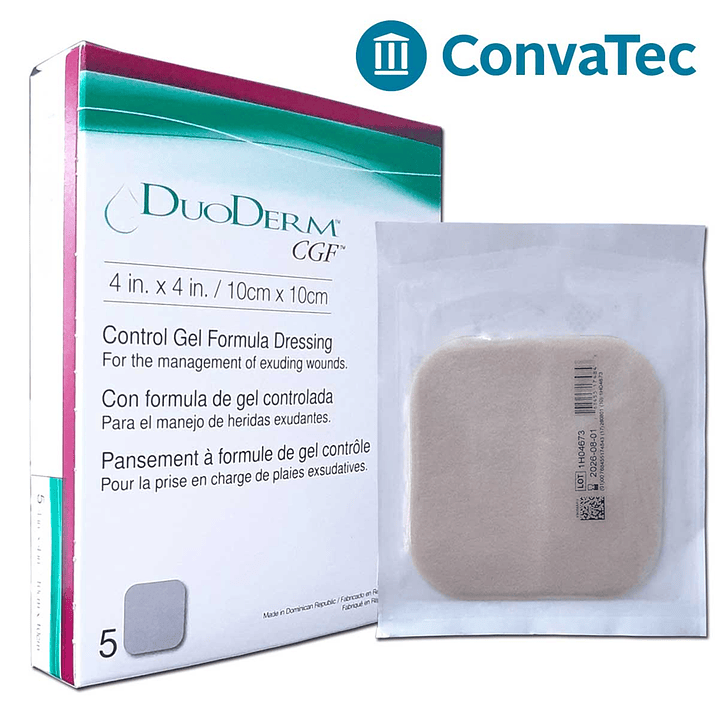 Apósito Hidrocoloide Duoderm Cgf Convatec 10x10cm Unidad 1