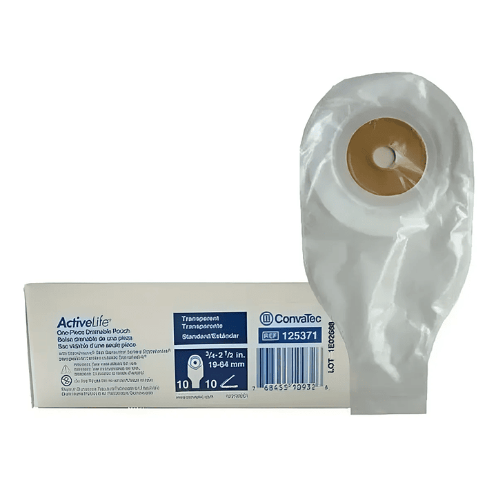 Barrera/bolsa 1 Pieza Active Life Convatec 19-64mm Cajax10 1