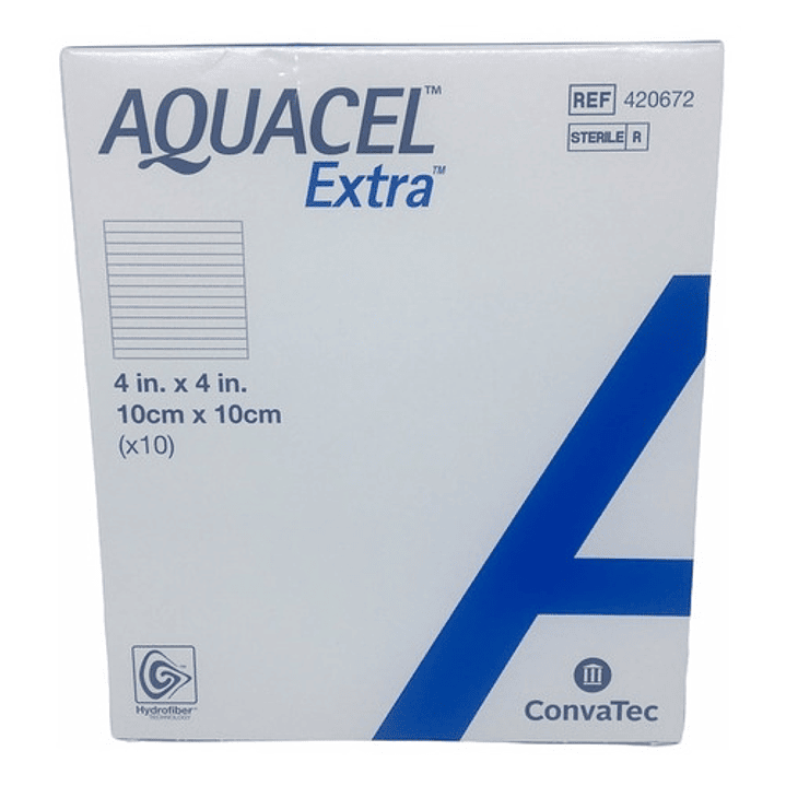 Aposito Aquacel Extra 10cmx10cm Convatec Pack x5 3