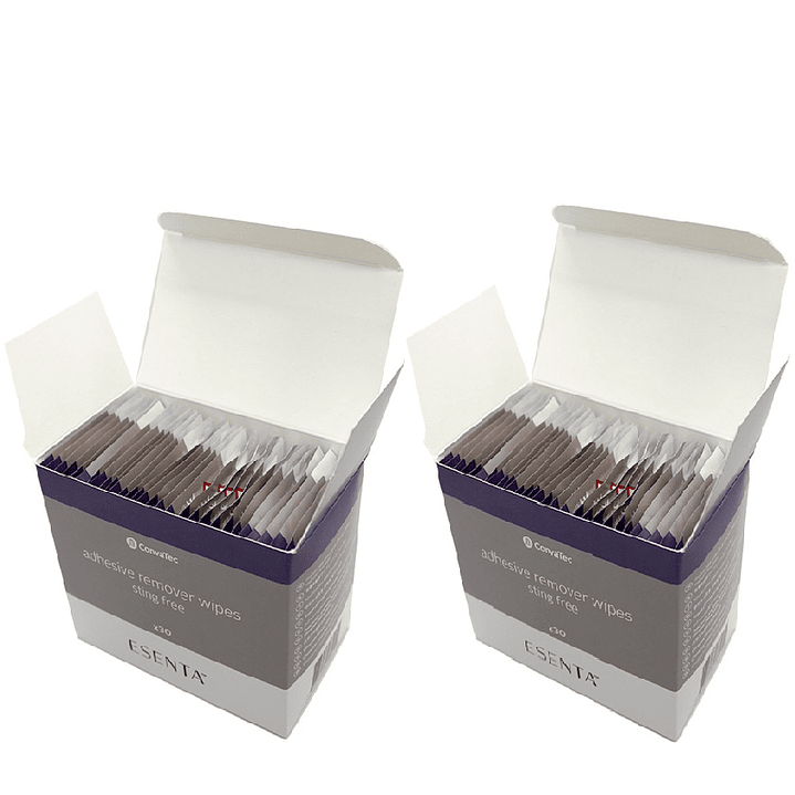 Toallitas Removedoras De Adhesivo Esenta Convatec  Caja X30 Pack x2 1