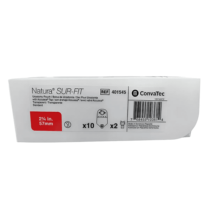 NATURA PCH URO ACU STD CLR 57 MM (1X10)US CAJAx10 PACK X2 5